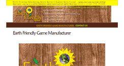 Desktop Screenshot of earthfriendlygames.com